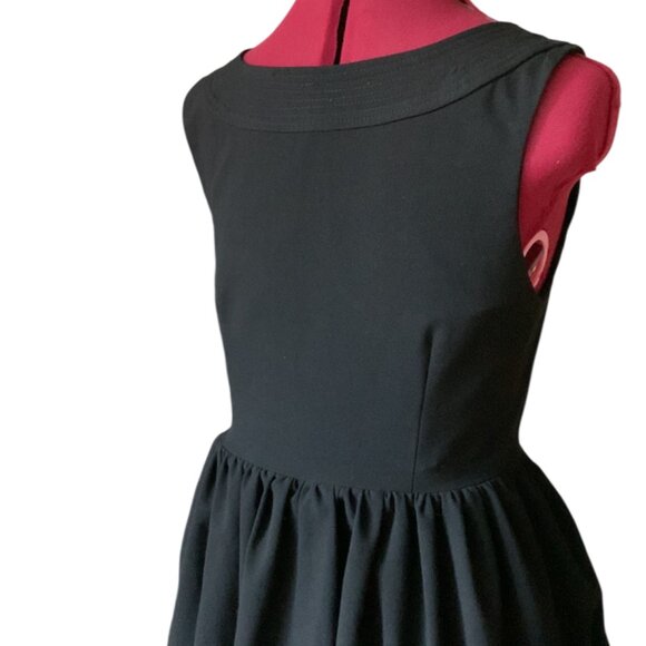 LUNA - Little black dress - Bubble skirt buttons details on strap - Medium - Picture 6 of 10